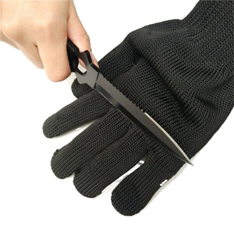 

Working Safety Gloves Stainless Steel Wire Safety Gloves Cut Metal Mesh Butcher Anti-cutting Breathable Work Gloves Self Defense