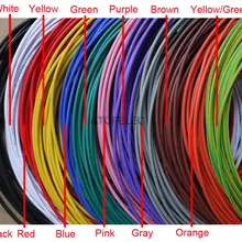 UL1015 ПВХ Луженая Медь многожильный кабель 600 в 8AWG/10AWG/12AWG/14AWG/16AWG/18AWG/20AWG/22AWG/24AWG черный/красный/синий/серый