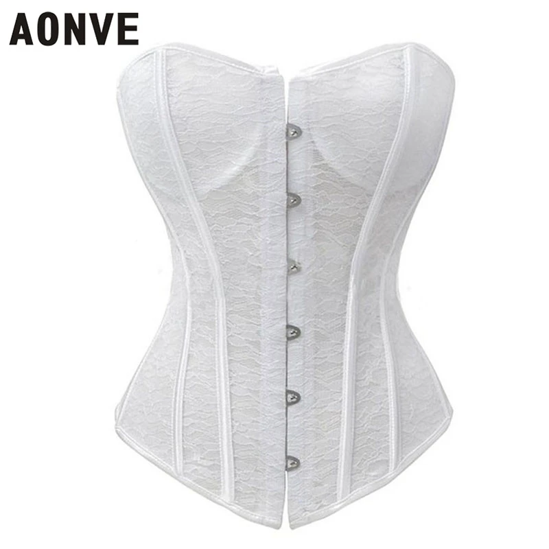 white wedding corset