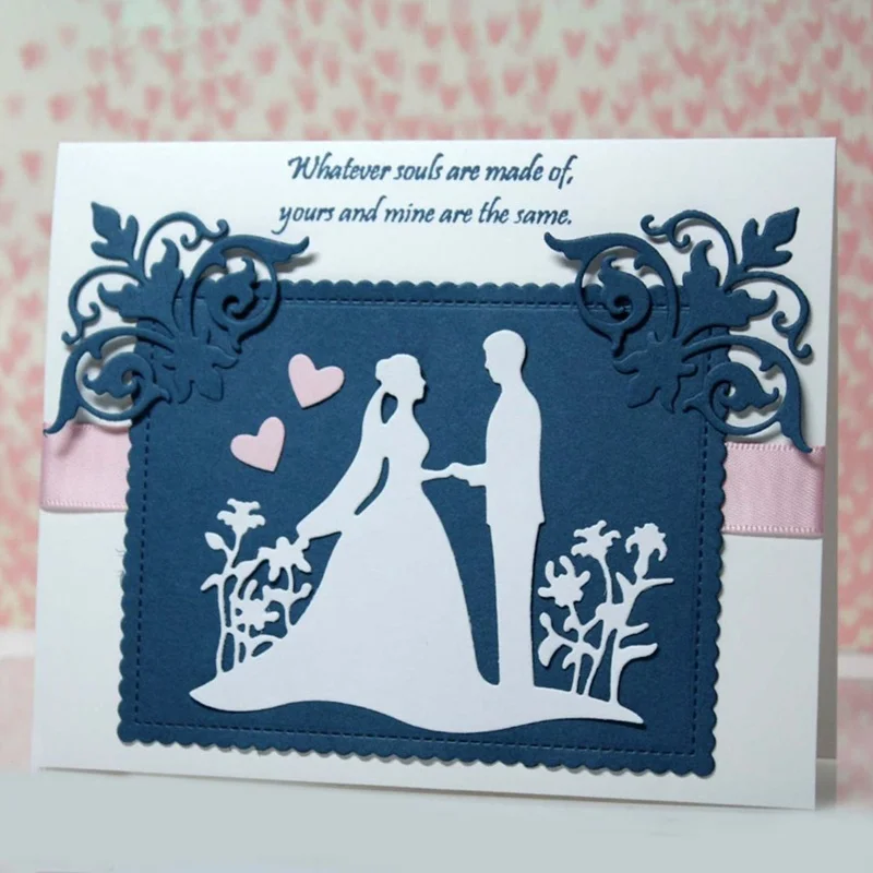

Wedding Metal Cutting Dies Cut Die Mold Scrapbook Paper Card Craft Knife Mould Blade Punch Stencils For DIY Album Embossing 2018