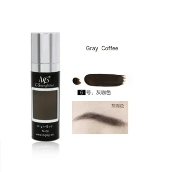 

Top Quality Gray coffee Micro Tattoo Ink Embroidery Eyebrow Permanent Makeup Pigment Colorfastness 15ml/bottle Tattoo Supply