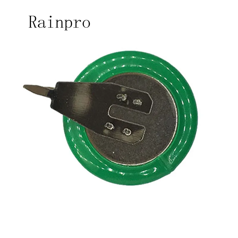 Rainpro 2 шт./лот 1,2 V 80mAh Ni-MH Ni MH батареи с штырьками перезаряжаемая Кнопочная батарея для таймера