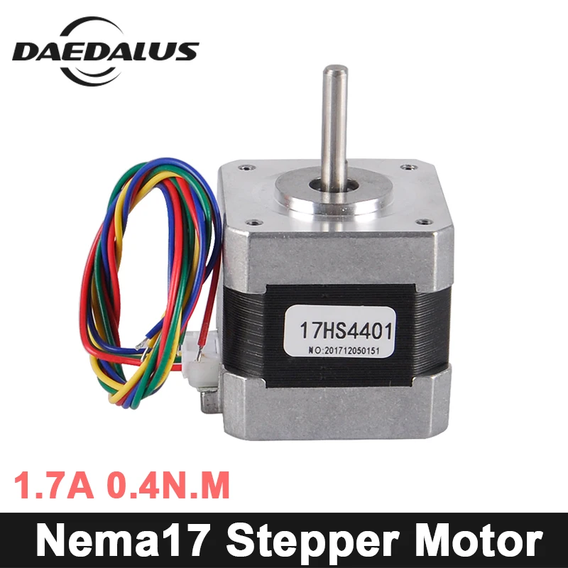 

Nema17 Hybrid 17HS4401 Stepper Motor Nema17 Stepper Motor 2 Phase Motor 1.7A For CNC 3D Printer Milling Tools