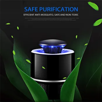 

1pcs Safety Efficient Mosquito Killer Bionic Violet Light Pest Reject Mosquito Repellent Bug Insect Trap Lamp Quiet Comfort