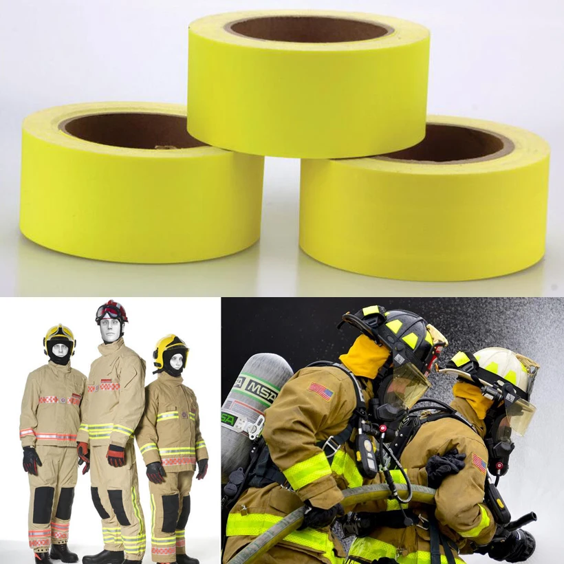 

5cmx10m Reflective Warning Tape with EN469 Certification for Workwear Free shipping