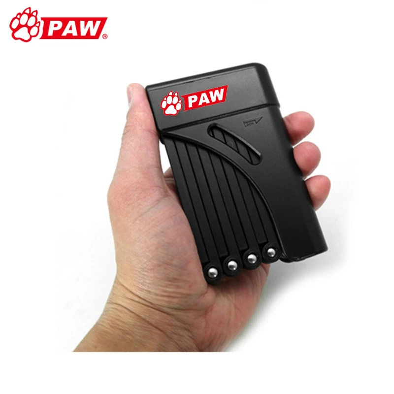 Paw складной Велосипедные замки сильный Сталь мотоцикл электронный MTB дорожный