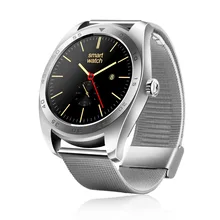 K89 Mode-stil SmartWatch Steel Track Armbanduhr MTK2502 Bluetooth Pulsmesser Schrittzähler Dialing Für Android IOS