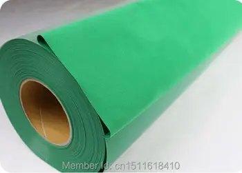

CDF-09 Green color flock Heat Press Transfer Paper Vinyl Film T Shirt Cutter Plotter Cricut Silhouette