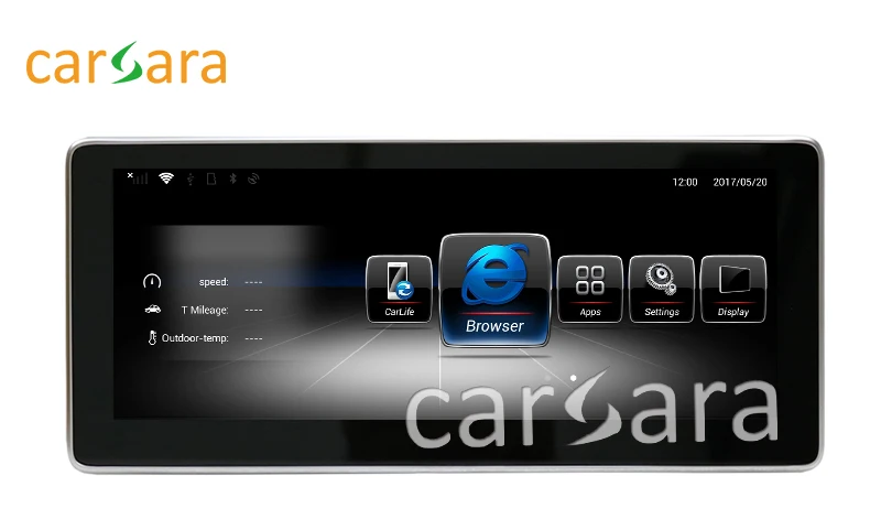 RHD w212 android display front