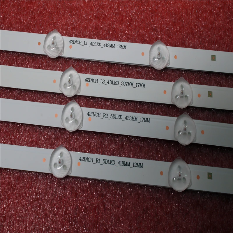 Compatível para lg Novo l1 r2 l2 Tira Retroiluminação Led Lc420due 6916l-1214a 6916l-1215a 6916l-1216a 6916l-1217a Kit 10 Pcs r1 Mod. 1314124 - Imagem 5