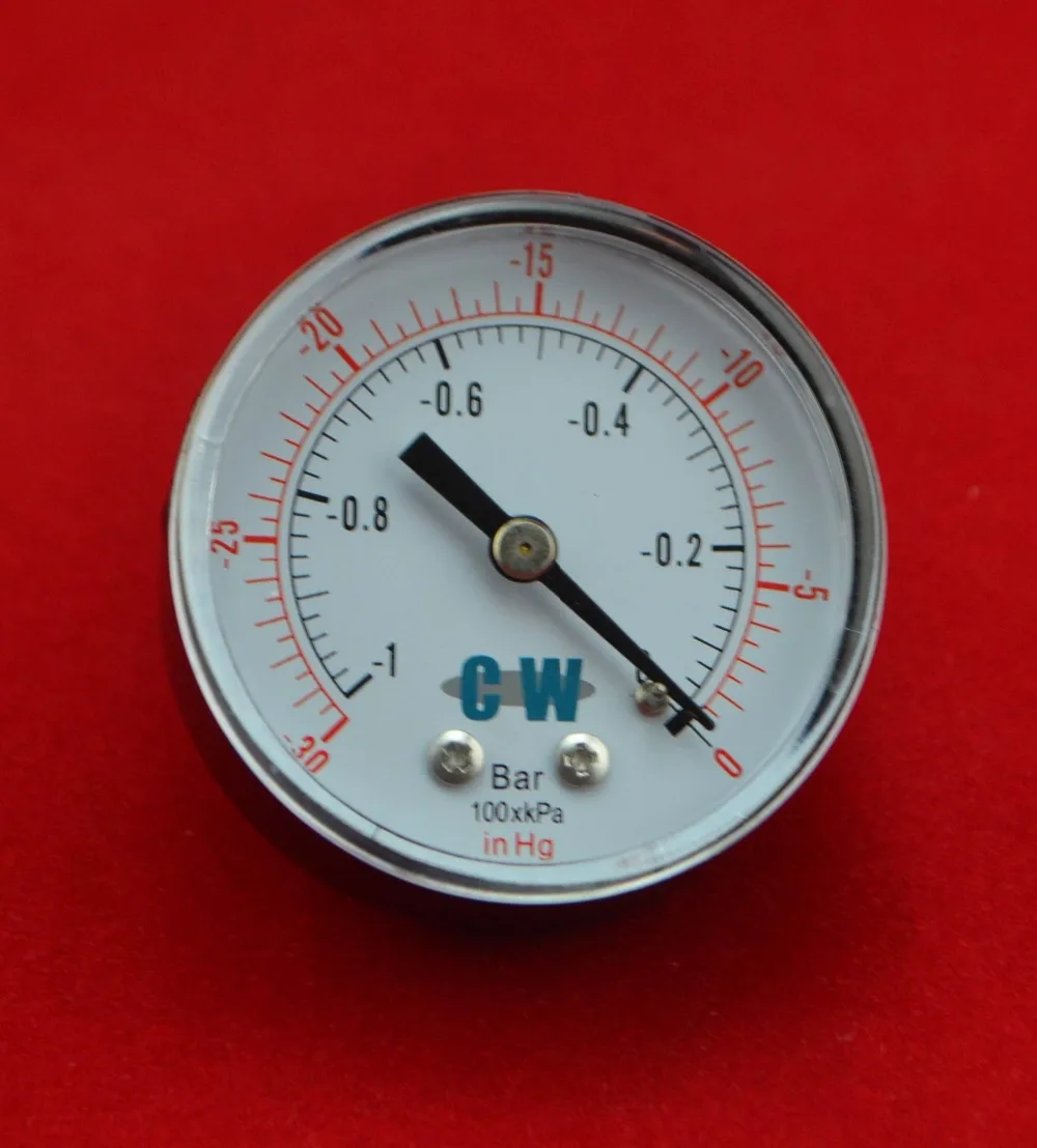 

2" 50mm brass vacuum -1bar,-0.1Mpa, pressure gauge ,vacuum 30 inHg,760mmHg manometer ,PT1/4" thread