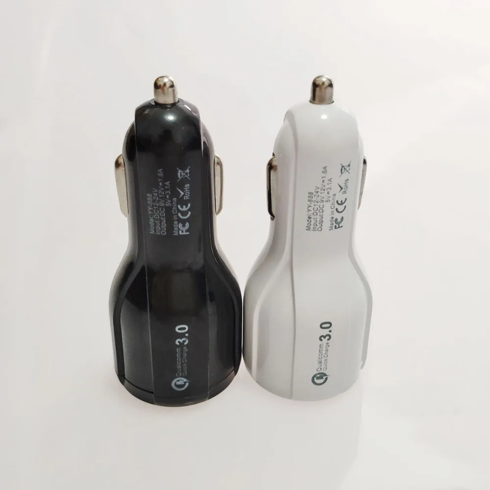 Автомобильное зарядное устройство DIYKIT Quick Charge 3 0 мобильный телефон Dual Usb адаптер