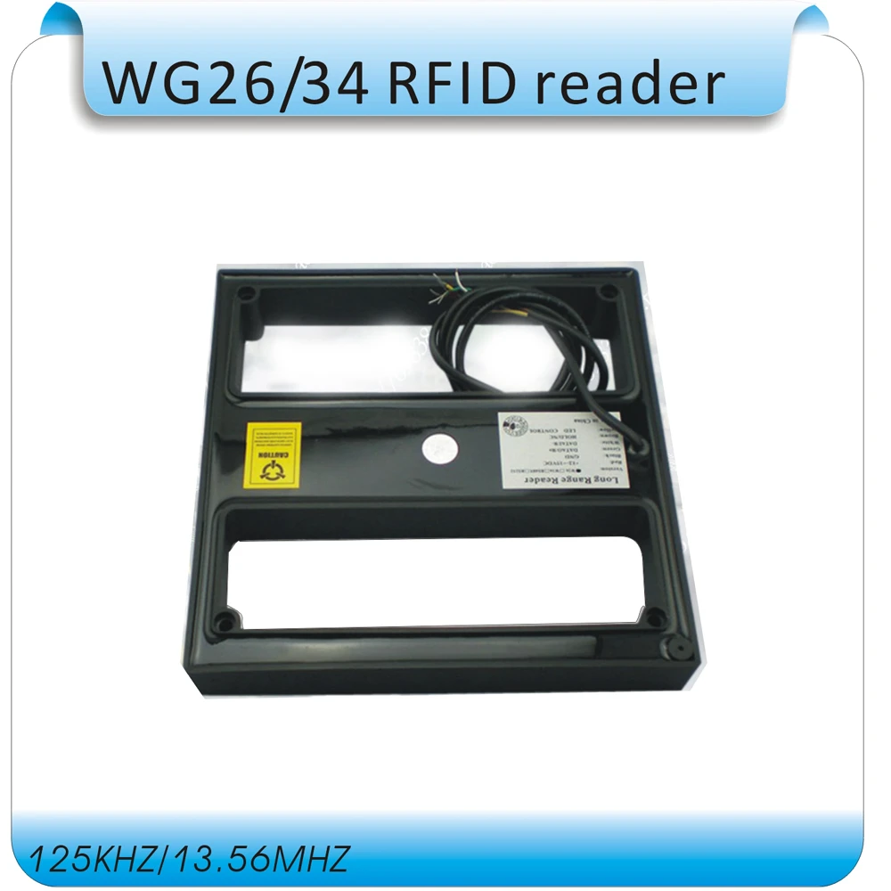 Контроль доступа Бесконтактный RFID считыватель карт wiegand 26/34 EM-ID 125 кГц считыватель и ABS оболочка водонепроницаемая система контроля доступа