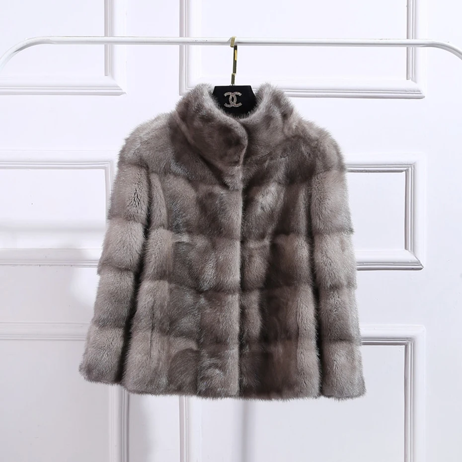 Aliexpress.com : Buy BFFUR Real Fur Vest Mink Fur Coat Fashion Slim ...