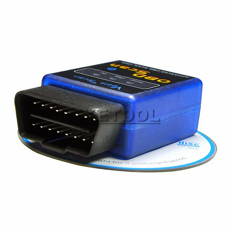 Новый OBD2 ELM327 Bluetooth V2.1 Беспроводной OBD/диагностики OBDII ELM 327 V2.1 работает для Android/PC поддерживает 7 протоколы Бесплатная доставка