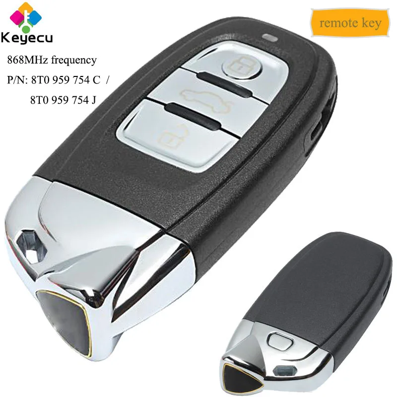 Remote control key audi