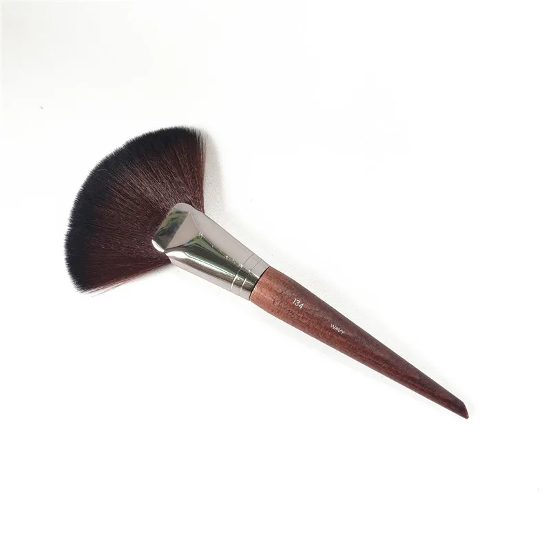 Powder Fan Makeup Brush Large 134 - Bronzer Sculpting Beauty Cosmetics Blender Tools | Красота и здоровье