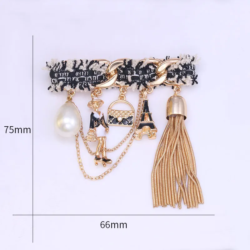 Baiduqiandu Винтажный стиль различные дизайны эмалированные и брошь с кисточкой булавки набор для женщин или одежды украшенные ювелирные изделия