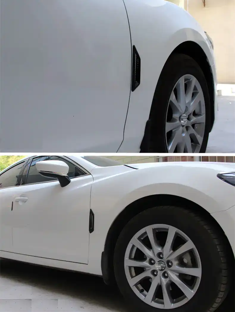 Автозапчасти 2 шт. ABS Моделирования отверстия декоративные акула жабры боковые