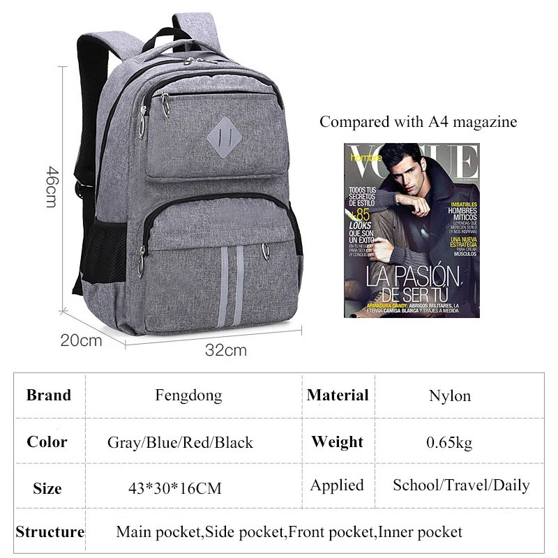Школьные сумки для мальчиков Teenger, модный рюкзак для студентов, школьные сумки, Подростковая сумка для книг, рюкзак, рюкзак, сумка через плечо