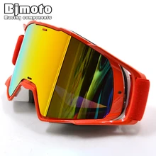 BJMOTO Oculos Off road Motocross Occhiali Occhiali Occhiali Da Sole di Sci Da Neve Viso Maschera di Sport Da Corsa in Bicicletta Motore MX Casco Goggle