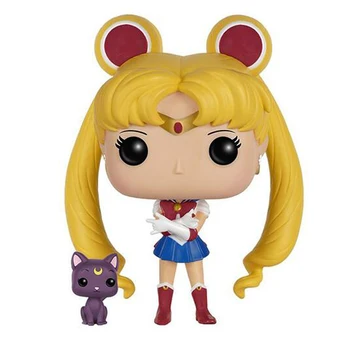 

10cm SAILOR MOON LUNA Collection Vinyl Doll Figure Toys