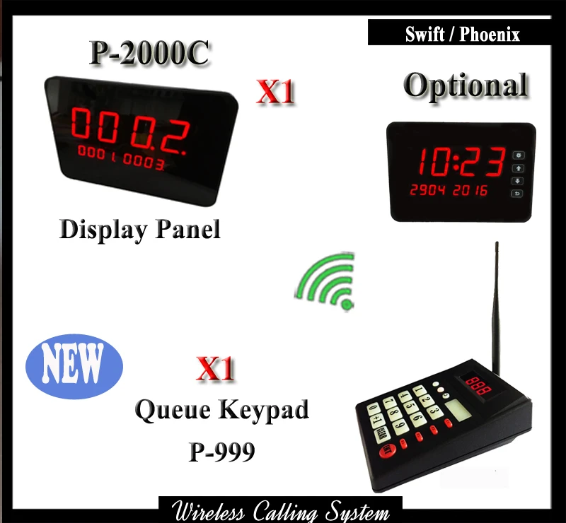 

Professional Simple Queue management System in clinic, hospital keyboard with display