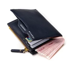 2016 New Men Wallets With Coin Bag Zipper Famous Brand Mens Wallet Male Money Purses Wallets New Design Top Men Wallet SMB782