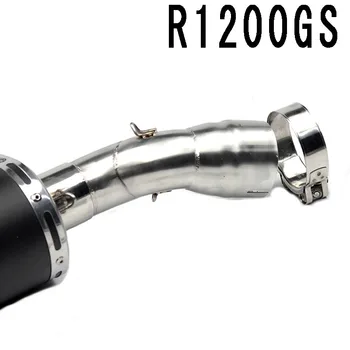

Slip On Exhaust For BMW R1200GS Adventure Motorcycle Exhaust For Muffler Middle Link Pipe 2013 2014 2015 2016