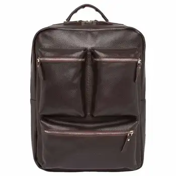 

LAKESTONE men's leather backpack NORLEY BROWN