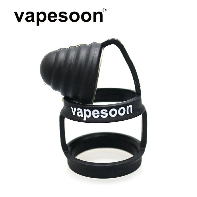 

Silicone Drip Tip Sanitary Cap with two vape band for e-Cigarette Atomizer Diameter 22-35mm Extend Bulb Pyrex Glass Tube