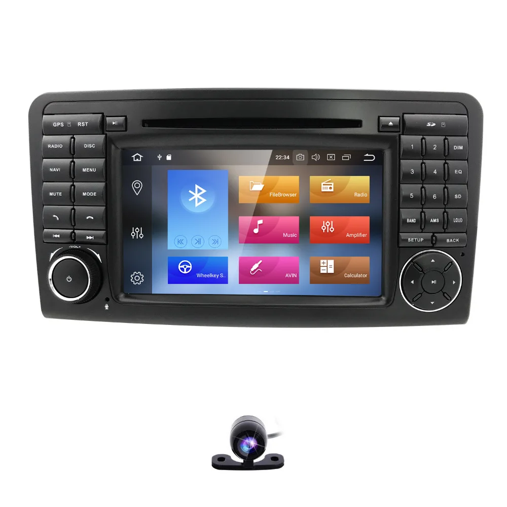 

2 din AutoRadio Android 8.0 GPS Car Multimedia DVD player For Mercedes Benz ML GL CLASS W164 ML350 ML500 X164 GL320 Stereo Wifi