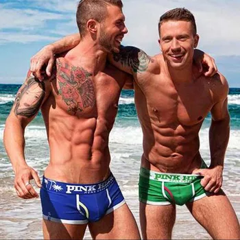 

Pink Hero Men Underwear Hot Brand Sexy Mens Underwear Boxer shorts cotton Underwear Men Boxer Pants Boxer Men underpant 3pcs/lot