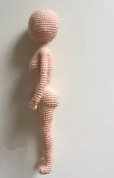 Вязаные игрушки амигуруми ручной работы погремушки девочка тело кукла модель номер SY116