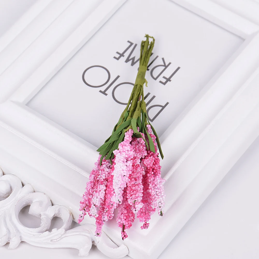 10Pcs/lot Mini PE Lavender Artificial Flowers for Wedding Home Decoration DIY Craft Gift Bride Wreath Scrapbooking Fake Flower 10Pcs/lot Mini PE Lavender Artificial Flowers for Wedding Home Decoration DIY Craft Gift Bride Wreath Scrapbooking Fake Flower