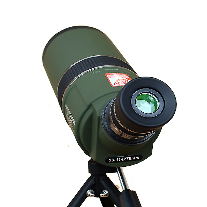 سوبر 38-114x70 Maksutov Cassegrain تلسكوب فلكي طويل التركيز أحادي تلسكوب مع ترايبود الفضاء الملاحظة أدوات
