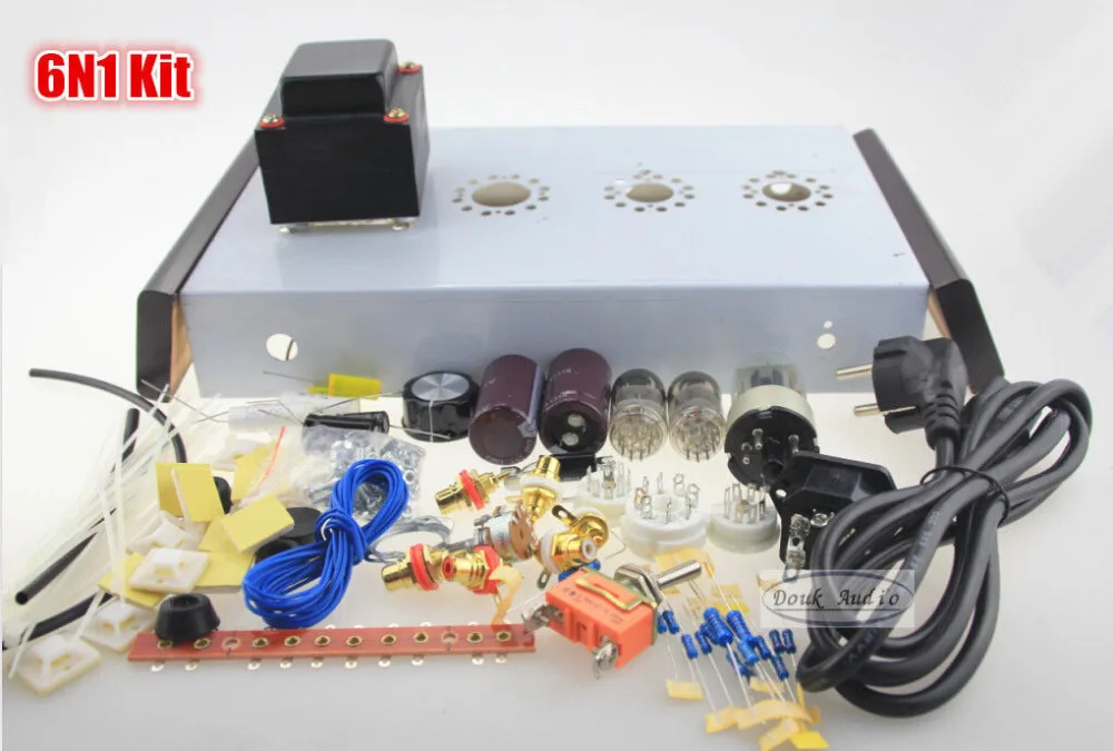 Tube Amplifier DIY Kit Douk audio 6n1*2+6z5p tube Pre AMP