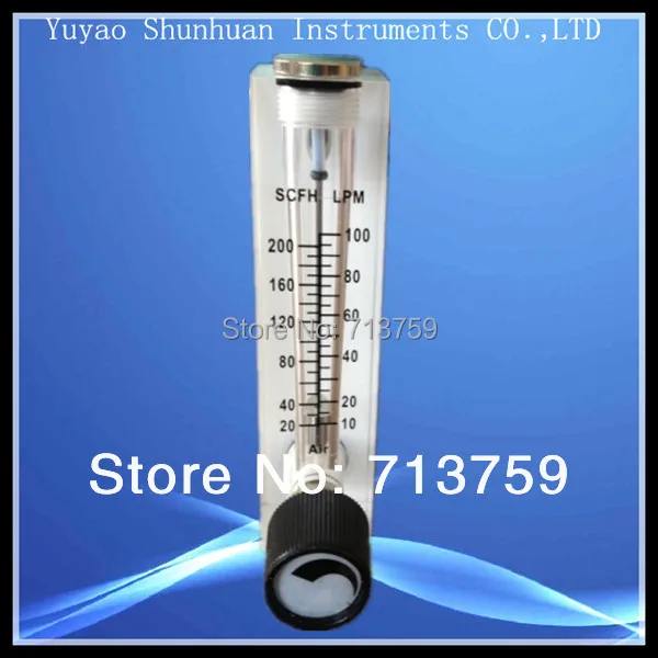LZM 6T air flow meter gas rotameter oxygen flowmeter 10 100LPM (20