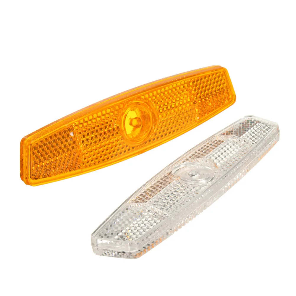 

1 Pair Bicycle Bike Wheel Safety Spoke Reflector Sheet Mount Clip Reflective Warning Parts WHShopping