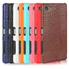 For Sony Z5 Compact Case E5803 Crocodile Pattern Hard PC with PU Leather Back Cover Case for Sony Xperia Z5 Compact E5803 E5823 ► Photo 1/6