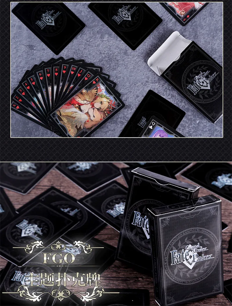 Коллекция 2019 Аниме игра Fate Grand Order FGO фотокарты игральные карты
