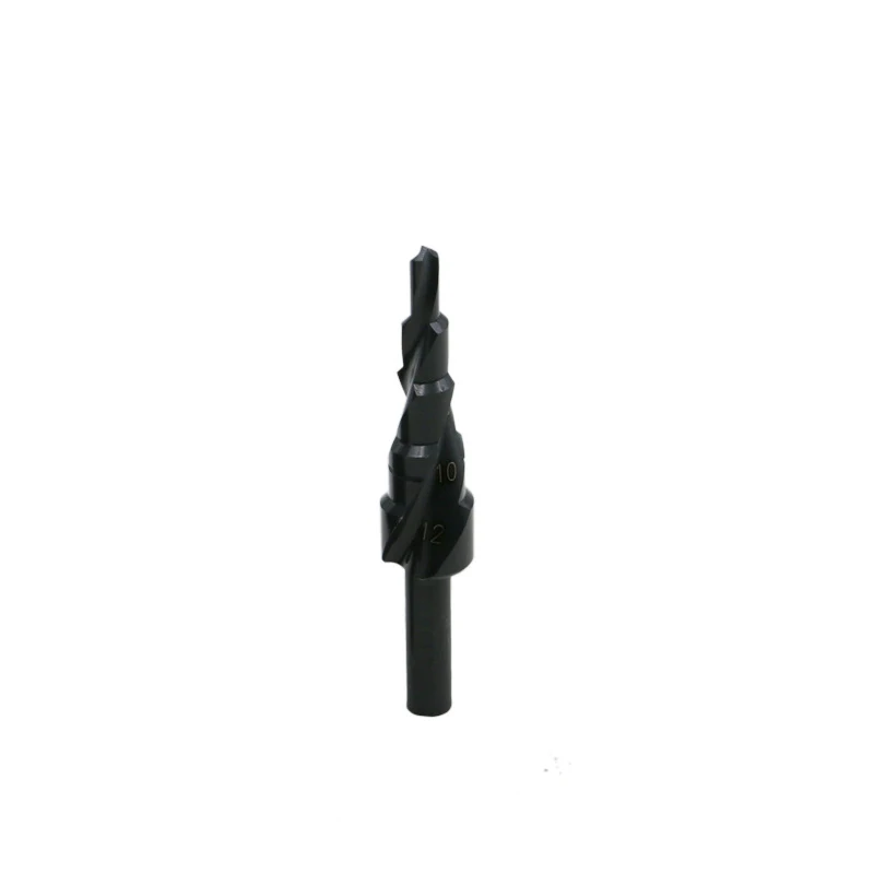 1 PC 4-12/20/32 HSS Step Drills Nitrogen High Speed Steel Spiral for Metal Cone Drill Bit Set Triangle Shank Hole Cutter