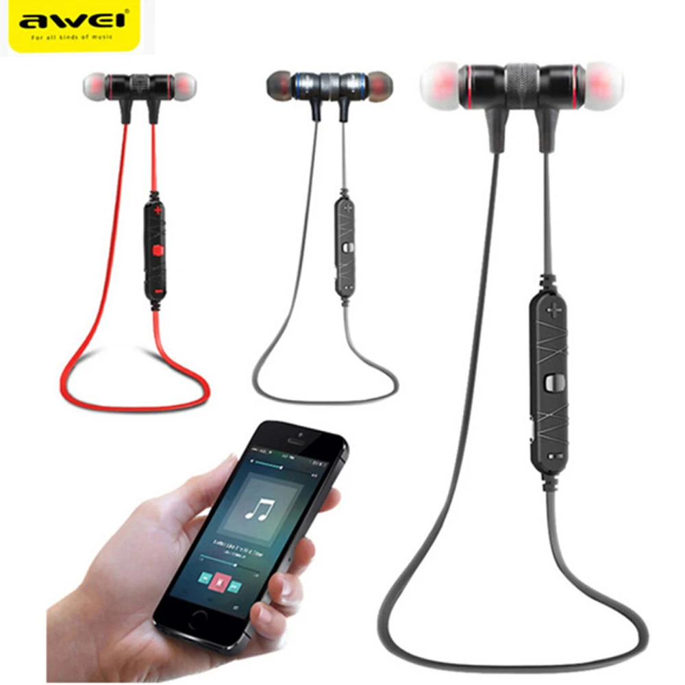 Awei A920BL Sport Cordless Auriculares Bluetooth Earphone For Your In Ear Phone Bud Wireless Headphone Headset Earpiece Earbud bluetooth-earphones
