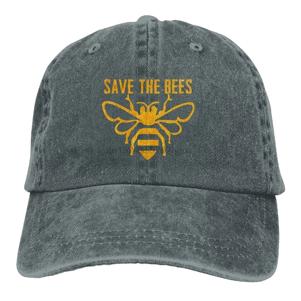 Unisex Save The Bees Performance Dad Cap Adjustable Hat For Outdoor ...