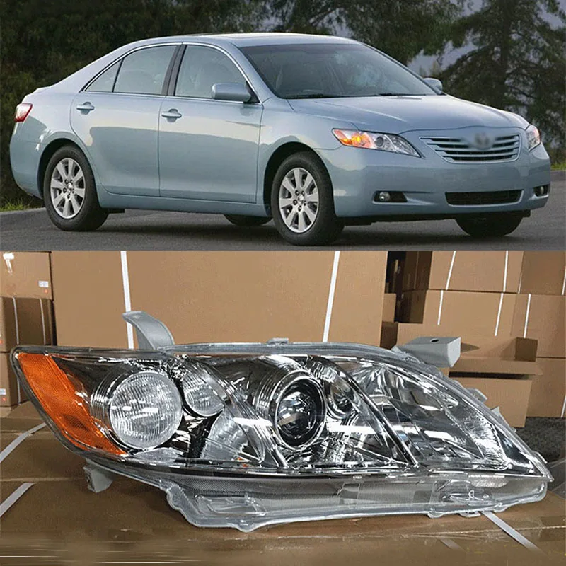 Ownsun Original Replacement Chorme Housing Halogen Headlights For