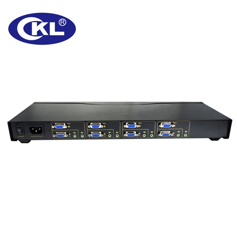 CKL-4A4 4x4 матричный коммутатор VGA сплитер коробка с аудио и ИК-пульт