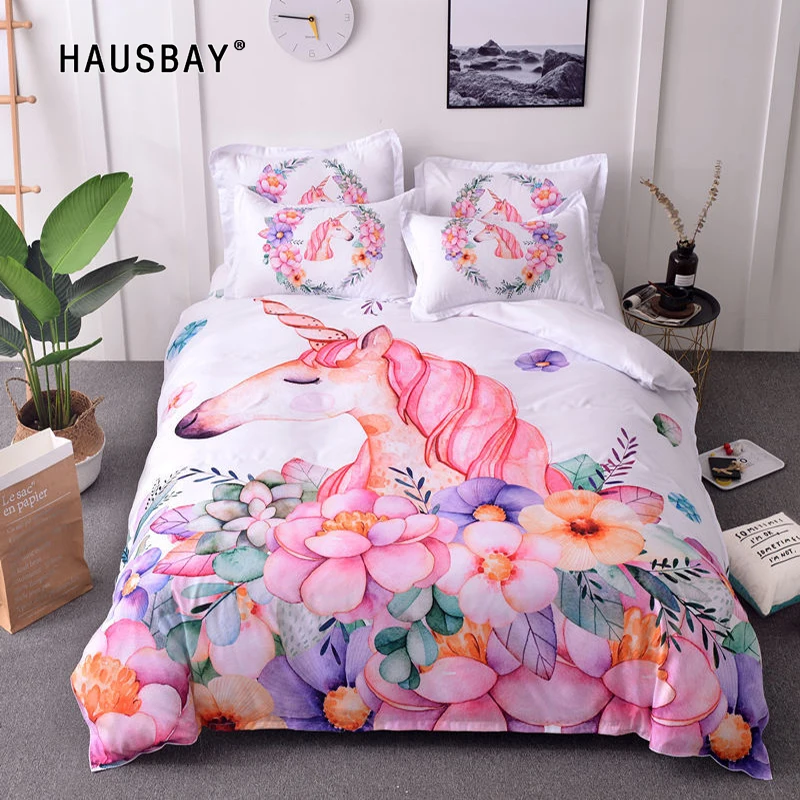 Стильный комплект HAUSBAY с рисунком звезд пододеяльник наволочка чехол двойной