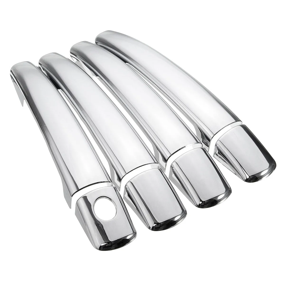 

8Pcs Auto Chrome Door Handle Cover For Peugeot 08-10 207 308 407 For Citroen C4 C6 C4 for PICASSO Car Styling