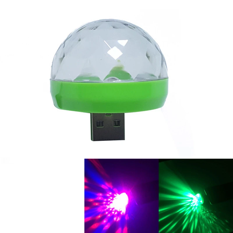 1-10 шт. диско шар Диско светильник DJ светильник E27 3 Вт 6 Вт 85-265 в автоматическое освещение поворотной сцены эффект RGB лампа для украшения