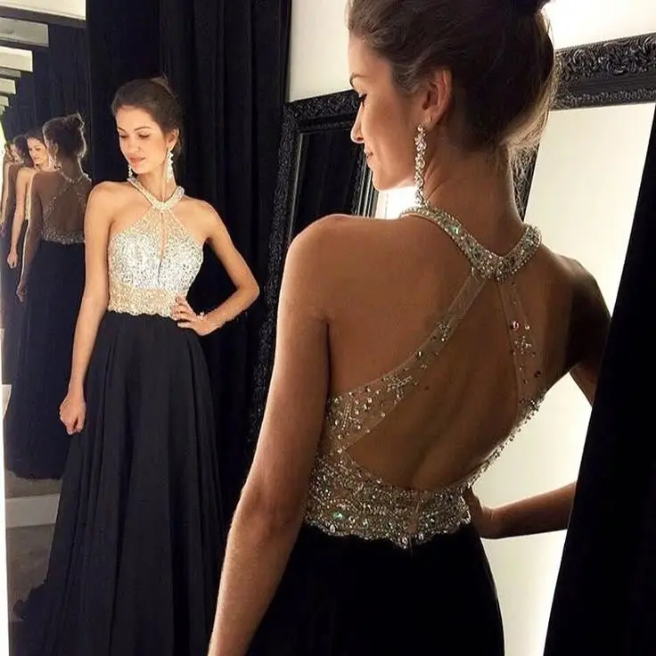 Venta > vestidos largos elegantes para grados > en stock